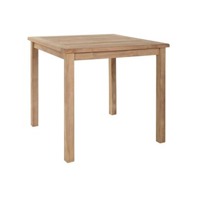 Eettafel Home ESPRIT Bruin Teakboom 80 x 80 x 77 cm