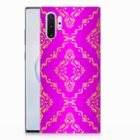 Siliconen Hoesje Samsung Galaxy Note 10 Plus Barok Roze - thumbnail