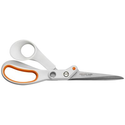 Fiskars stofschaar softgrip rechtshandig 21cm wit