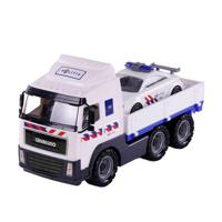 Cavallino politievrachtwagen en politieauto, schaal 1:16 - thumbnail
