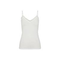 Dames hemd kant - Lace singlet kate - Kanten dames onderhemd - Microfiber singlet - S - Creme - S - S - S - S - S - S - S - S - S - S - S - thumbnail