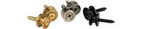 D&apos;Addario EP202 Solid Brass End Pin strap buttons chroom - thumbnail