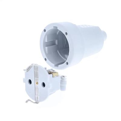 AS Schwabe 62223 Koppeling met randaarde PVC 230 V Grijs IP20