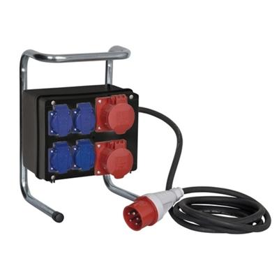 Showtec Powersplit 3 krachtstroomverdeler Showtec Powersplit 3 krachtstroomverdeler