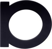 Formani Square LSQHN150 huisletter - mat zwart - thumbnail