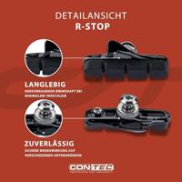 CONTEC remschoen "r-stop" ct brake shoes cartr. rd-stop, road black - thumbnail