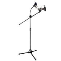 RODD NB-108 Karaoke microfoon statief Scissor Arm staan telefoonhouder voor de opname van de Studio Live uitzending Live Show KTV enz. - thumbnail