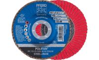PFERD TOOLS 67760415 PFC 115 CO-COOL 40 SG STEELOX Lamellenschijf Diameter 115 mm Boordiameter 22.23 mm Aluminium legering, Legering op nikkelbasis, - thumbnail
