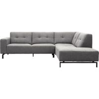 Hoekbank Viborg Nero Steel rechts - thumbnail