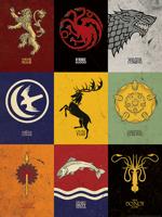 Kunstdruk Game of Thrones - Sigils 60x80cm - thumbnail