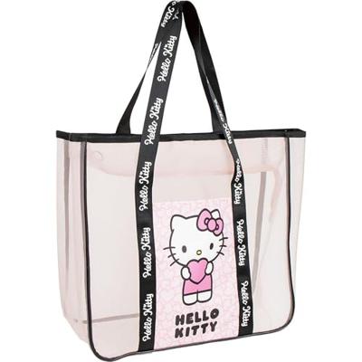 Strandtas Hello Kitty Roze 62,0 x 39,0 x 20,0 cm Strandtas Hello Kitty Roze 62,0 x 39,0 x 20,0 cm