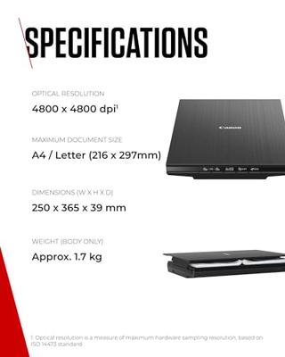 Canon CanoScan 2996C010 scanner Flatbed scanner 4800 x 4800 DPI A4 Zwart - thumbnail
