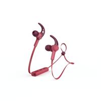 Hama Connect Headset Draadloos oorhaak, In-ear Oproepen/muziek Micro-USB Bluetooth Rood - thumbnail