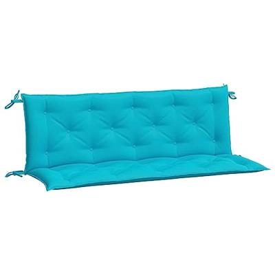 VidaXL Tuinbankkussens 2 st 150x50x7 cm stof turquoise