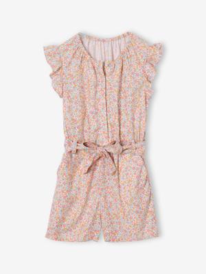 Jumpsuit voor meisjes vanille