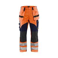 Blåkläder Multinorm inherent werkbroek 15891513 | High Vis Oranje/Marineblauw | Maat 60 - 7330509721049 - thumbnail