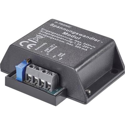 H-Tronic Spanningsomvormer Module Ingangsspanning (bereik): 4, 4 - 24, 24 V/DC, V/AC Uitgangsspanning (bereik): 1.2 - 20 V/DC 500 mA H-Tronic Spanningsomvormer Module Ingangsspanning (bereik): 4, 4 - 24, 24 V/DC, V/AC Uitgangsspanning (bereik): 1.2 - 20 V/DC 500 mA