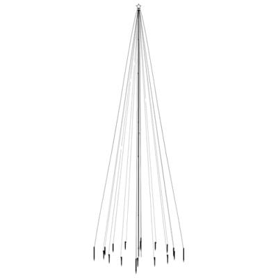 VidaXL Kerstboom met grondpin 1134 led&apos;s blauw 800 cm