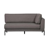 vtwonen Couple Eetbank Hoekelement Links - Polyester - Grijs - thumbnail