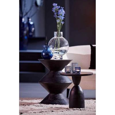 Light & Living Bijzettafel Torir - Zwart - Ø40cm