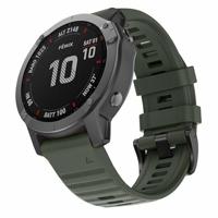 By Qubix - Siliconen bandje - Leger groen - Compatible met Garmin Tactix 8-51mm - Compatible Garmin bandje - thumbnail