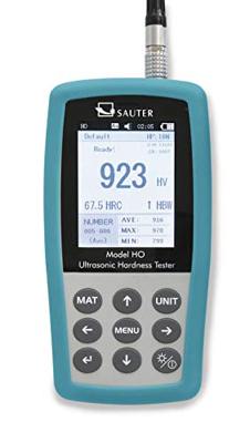 Sauter HO 10K Hardheidsmeter UCI HRC: 20,3 - 68, HRB: 41 - 100, HRA: 61 - 85,6, HV: 80 - 1599, HB: 76 - 618