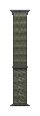 Apple Watch Band - Geweven sportbandje - 46 mm - Bosgroen - Eén maat voor de meeste polsen