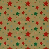 Cadeaupapier - Geschenkpapier - Stars on gold 70 cm - thumbnail