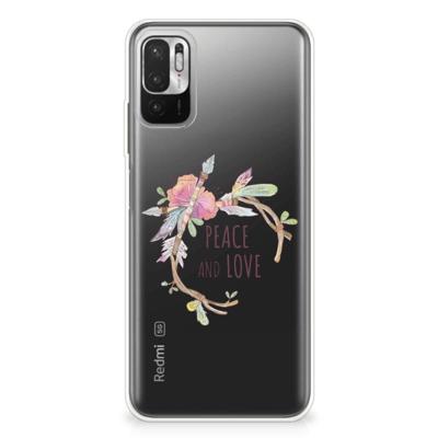 Xiaomi Redmi Note 10/10T 5G | Poco M3 Pro Telefoonhoesje met Naam Boho Text Xiaomi Redmi Note 10/10T 5G | Poco M3 Pro Telefoonhoesje met Naam Boho Text