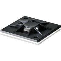 HellermannTyton QM20-PA66-BK-C1 Bevestigingssokkel Schroefbaar 151-10911 4-voudige invoeging, Halogeenvrij Zwart 1 stuk(s) - thumbnail