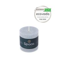 Kaars rustiek 70/70 mm lichtblauw Spaas - Spaas - thumbnail