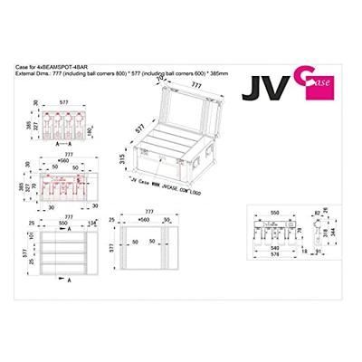 Briteq BRITEQ case 4x beamspot 4bar