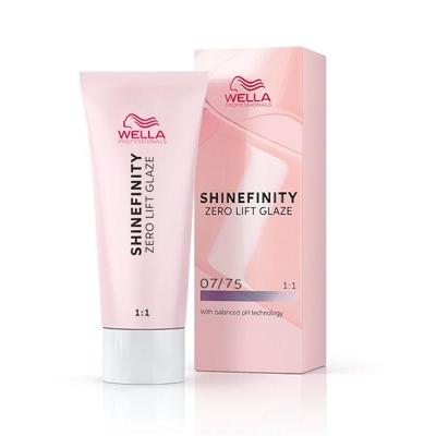 Wella Professionals ShineFinity Zero Lift Glaze 07/75 Raspberry Latte 60ml