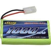 Carson Modellsport NiMH accupack 9.6 V 1000 mAh Tamiya-stekker - thumbnail
