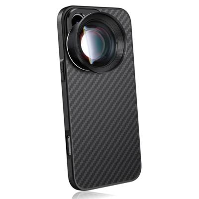 MOJOGEAR 17mm lens case voor iPhone 16 Pro - Carbon