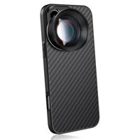 MOJOGEAR 17mm lens case voor iPhone 16 Pro - Carbon - thumbnail