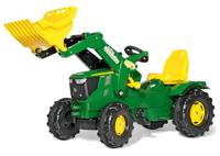 Rolly Toys rollyFarmtrac John Deere 6210R traptrekker met voorlader - thumbnail