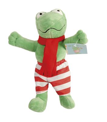 Bambolino Toys de wereld van kikker pluchen knuffel, 20cm