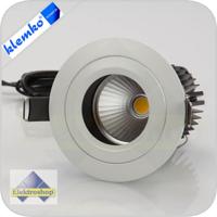 Klemko Led inbouw spot met anti reflectie zone. 9W 3000K 866360 - thumbnail