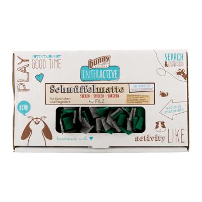 Bunny Nature snuffelmat vilt grijs / groen