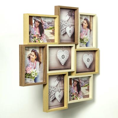 Zep houten collage fotolijst ty013 montreaux voor 8 foto&apos;s