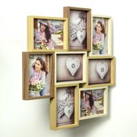 Zep houten collage fotolijst ty013 montreaux voor 8 foto&apos;s - thumbnail