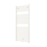 Designradiator Plieger Palmyra 580 Watt Midden- of Zijaansluiting 117,5x50 cm Mat Wit - thumbnail