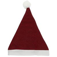 Kerstmuts Rood Glitter - thumbnail
