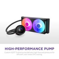 Kit voor vloeibare koeling NZXT RL-KR240-B2 Kraken Plus 240 RGB Zwart - thumbnail