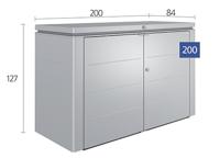 Biohort | Opbergkast HighBoard Gr. 200 | Kwartsgrijs-Metallic - thumbnail