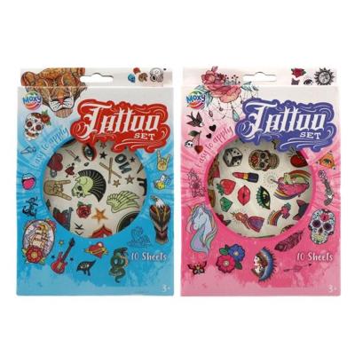 Grafix tattoo set blauw