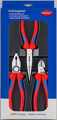 Knipex montage tangen set 3 delig - 002011 Knipex montage tangen set 3 delig - 002011