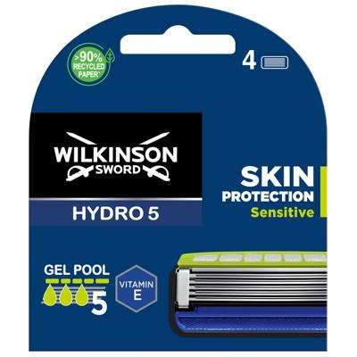 Wilkinson Wilkinson Sword Hydro 5 Scheermesjes Skin Protection Sensitive - 4 Stuks