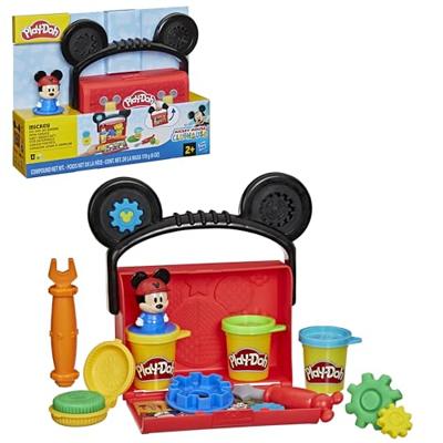 Play-Doh Disney Junior Mijn Garage met Mickey Mouse, boetseerkleiset, creatieve activiteiten, speelgoed voor peuters, geschikt voor kinderen vanaf 2 jaar.